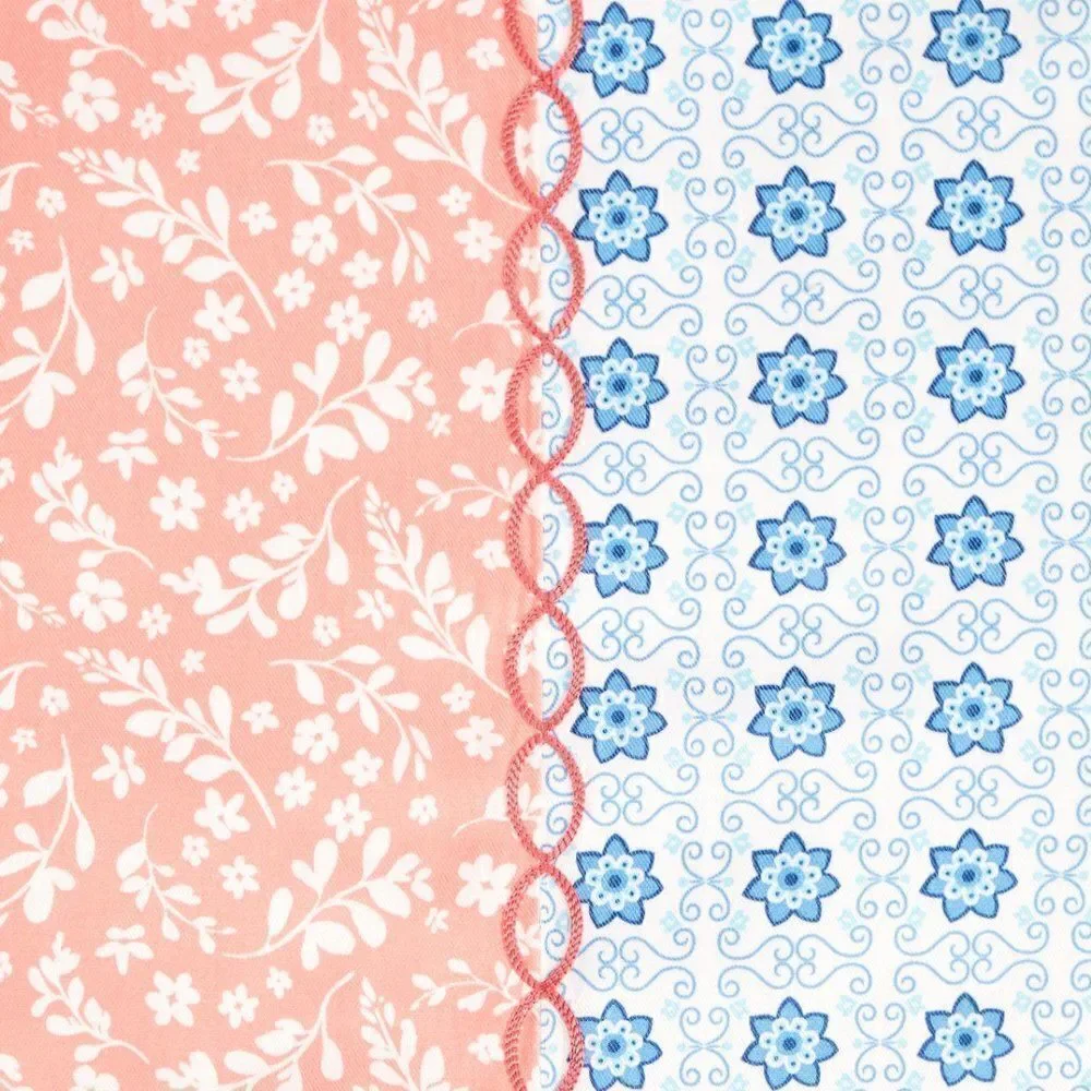 NEW - The Pioneer Woman Ditsy Patchwork Cotton-Rich Shower Curtain, 72
